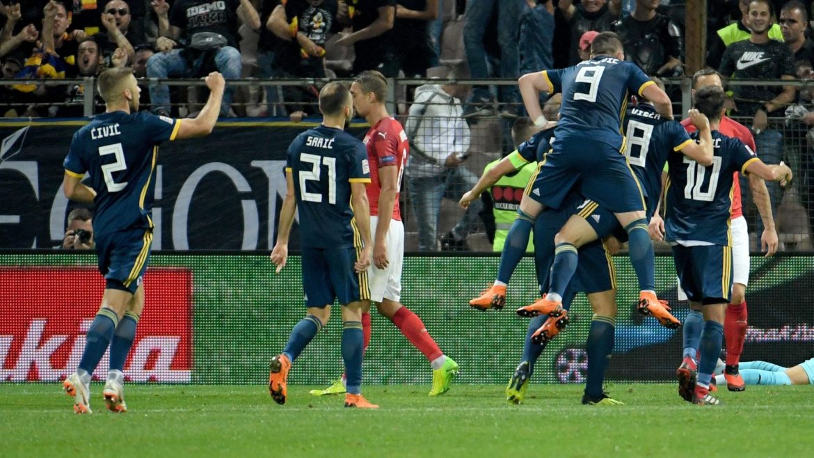 Austria-Bosnia formazioni ufficiali