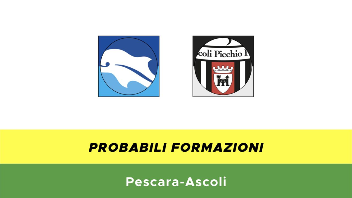 Pescara-Ascoli probabili formazioni