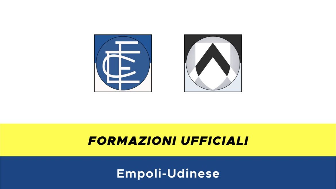 Empoli-Udinese formazioni ufficiali