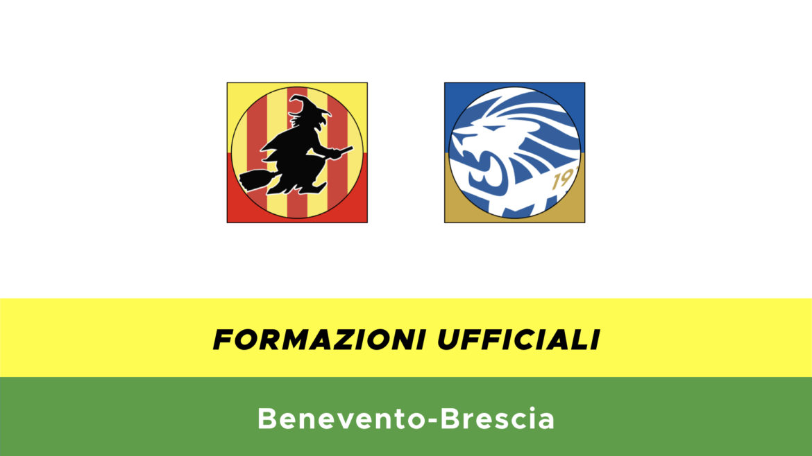 Benevento-Brescia formazioni ufficiali