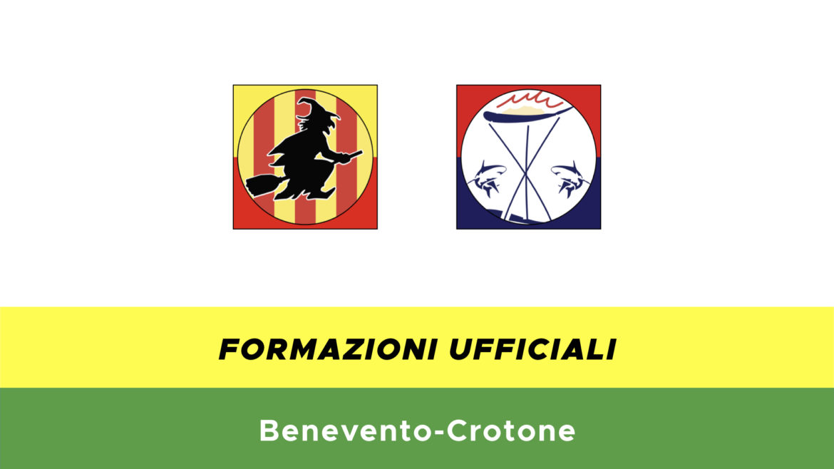 Benevento-Carpi formazioni ufficiali