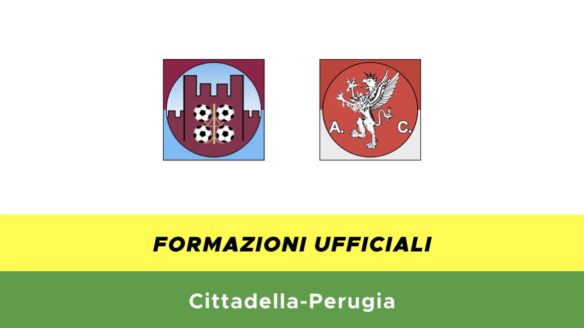 Cittadella-Perugia formazioni ufficiali