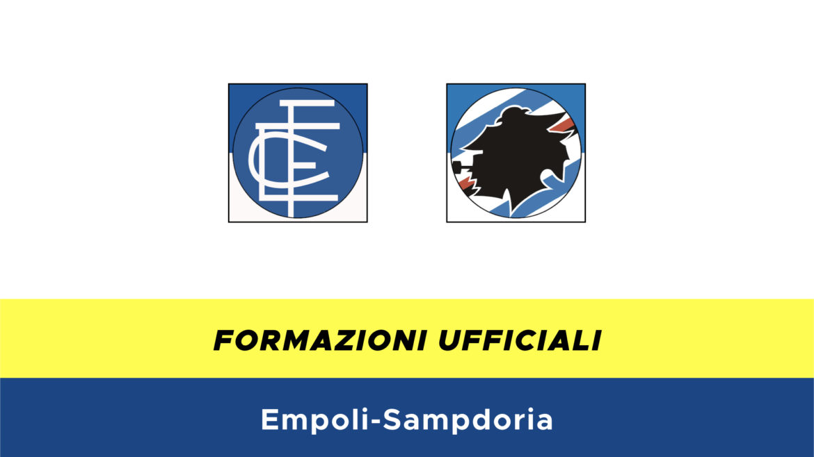 Empoli-Sampdoria formazioni ufficiali