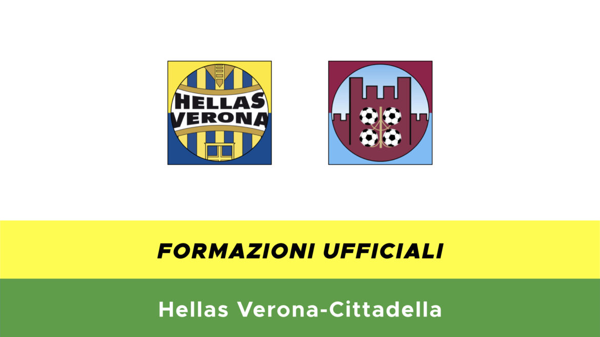 Verona-Cittadella formazioni ufficiali