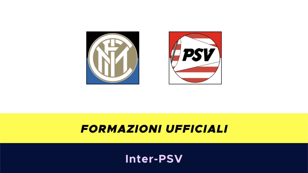 Inter-PSV formazioni ufficiali