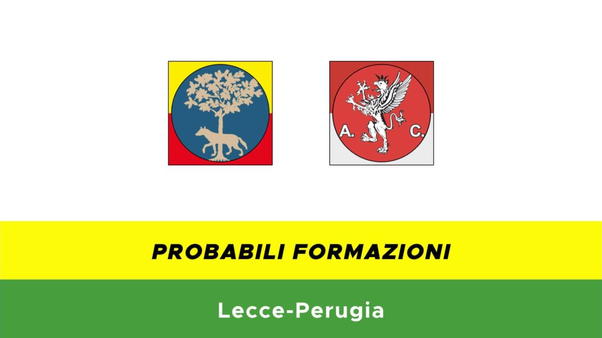 Lecce-Perugia probabili formazioni
