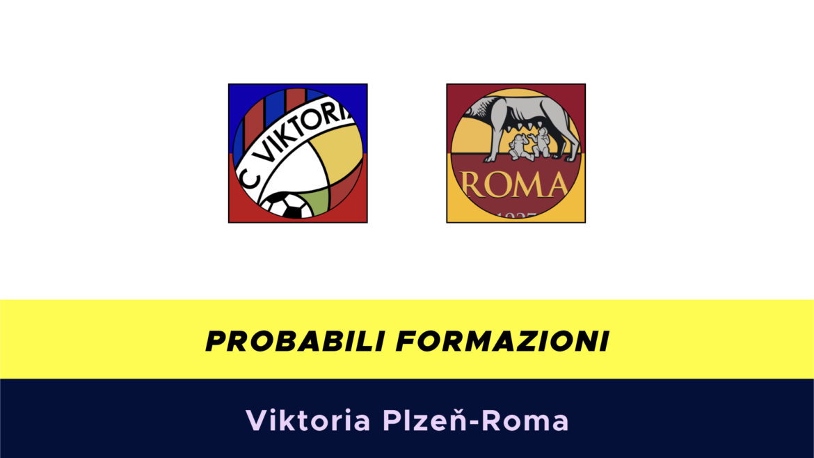 Viktoria Plzen-Roma probabili formazioni