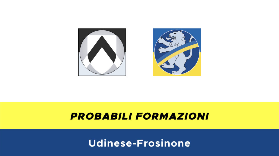 Udinese-Frosinone probabili formazioni