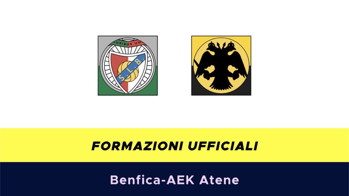 Benfica-AEK Atene formazioni ufficiali