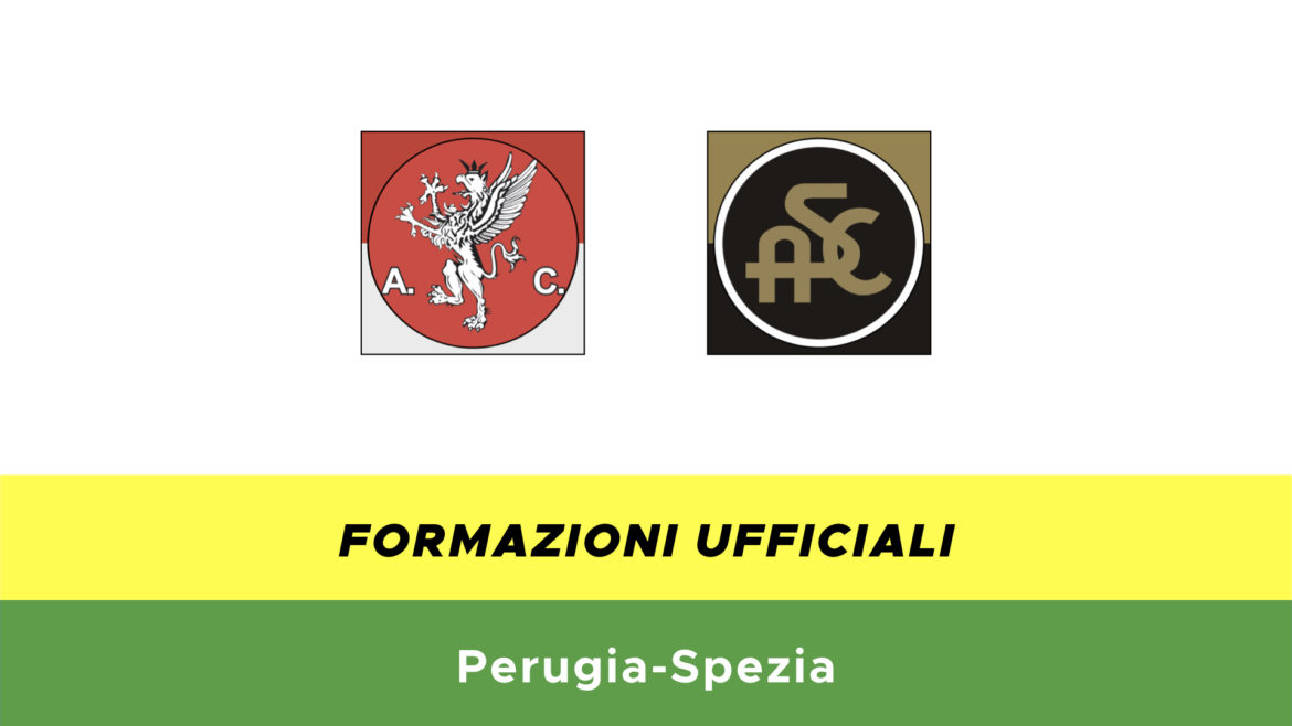 Perugia-Spezia formazioni ufficiali