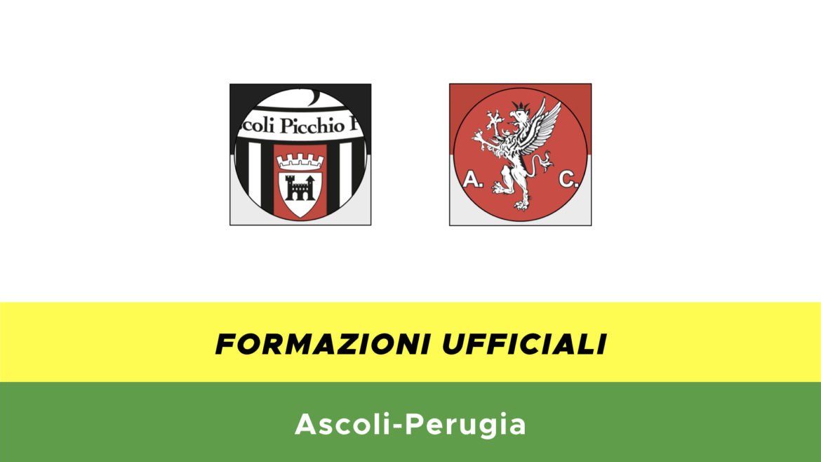 Ascoli-Perugia formazioni ufficiali