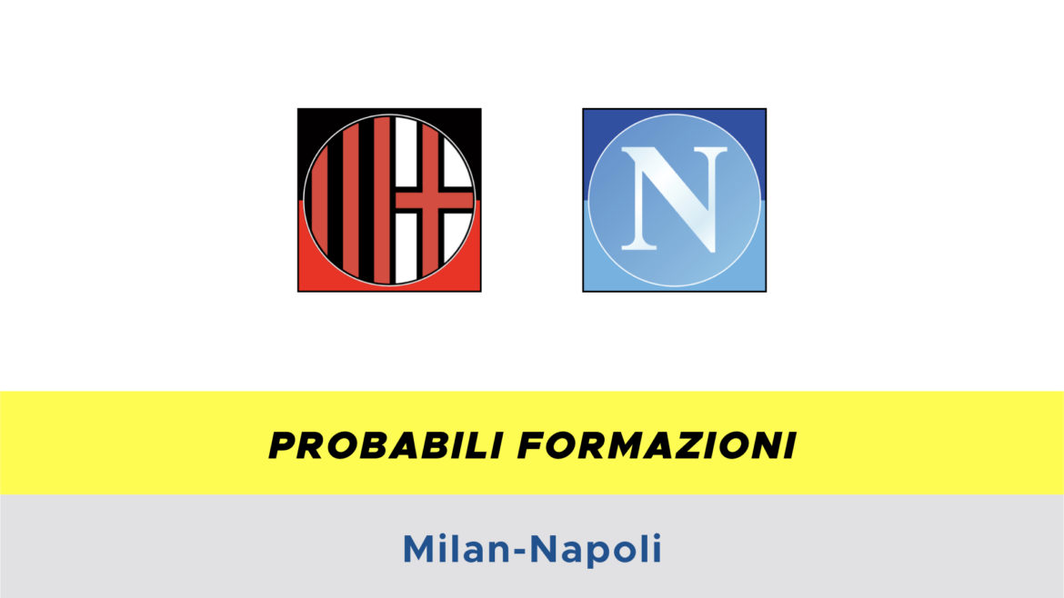 Milan-Napoli probaili formazioni