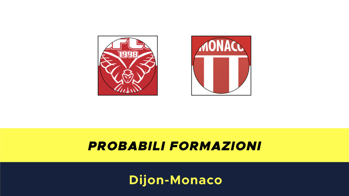 Dijon-Monaco probabili formazioni