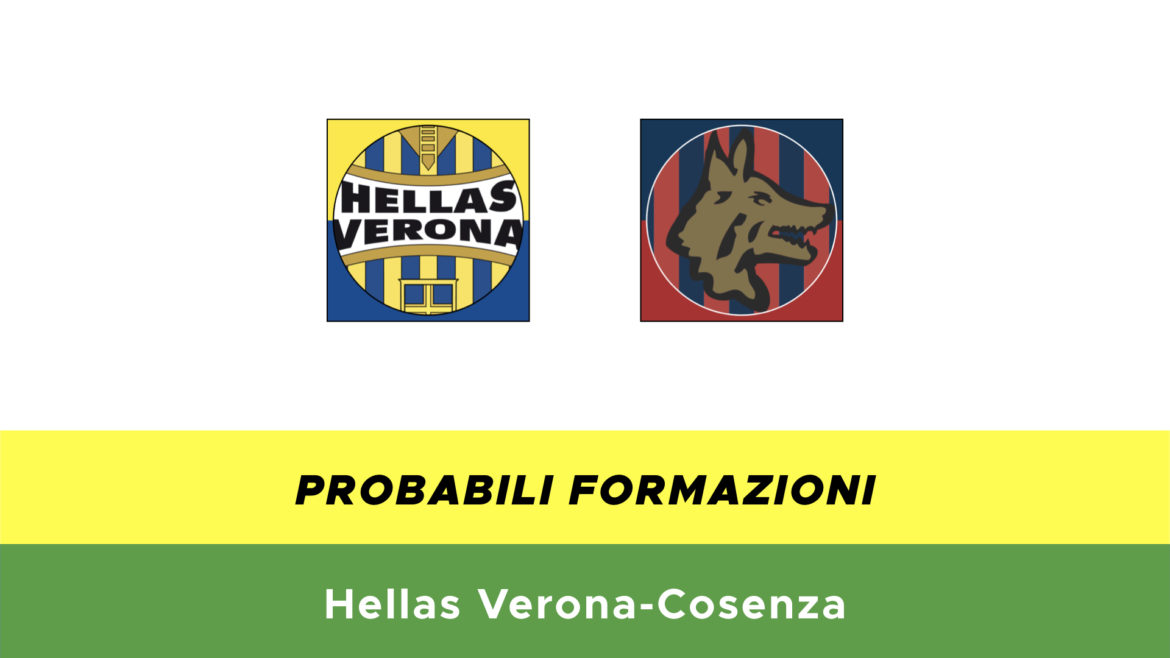 Verona-Cosenza probabili formazioni