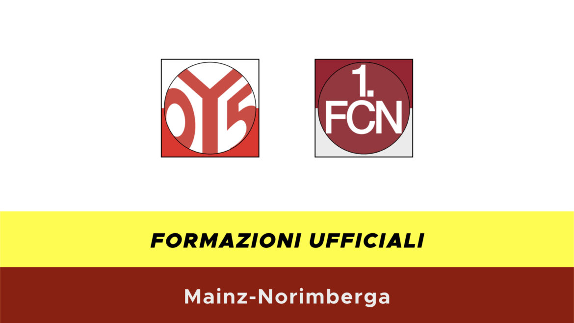Mainz-Norimberga formazioni ufficiali