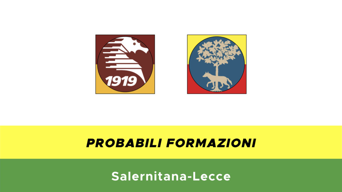 Salernitana-Lecce probabili formazioni