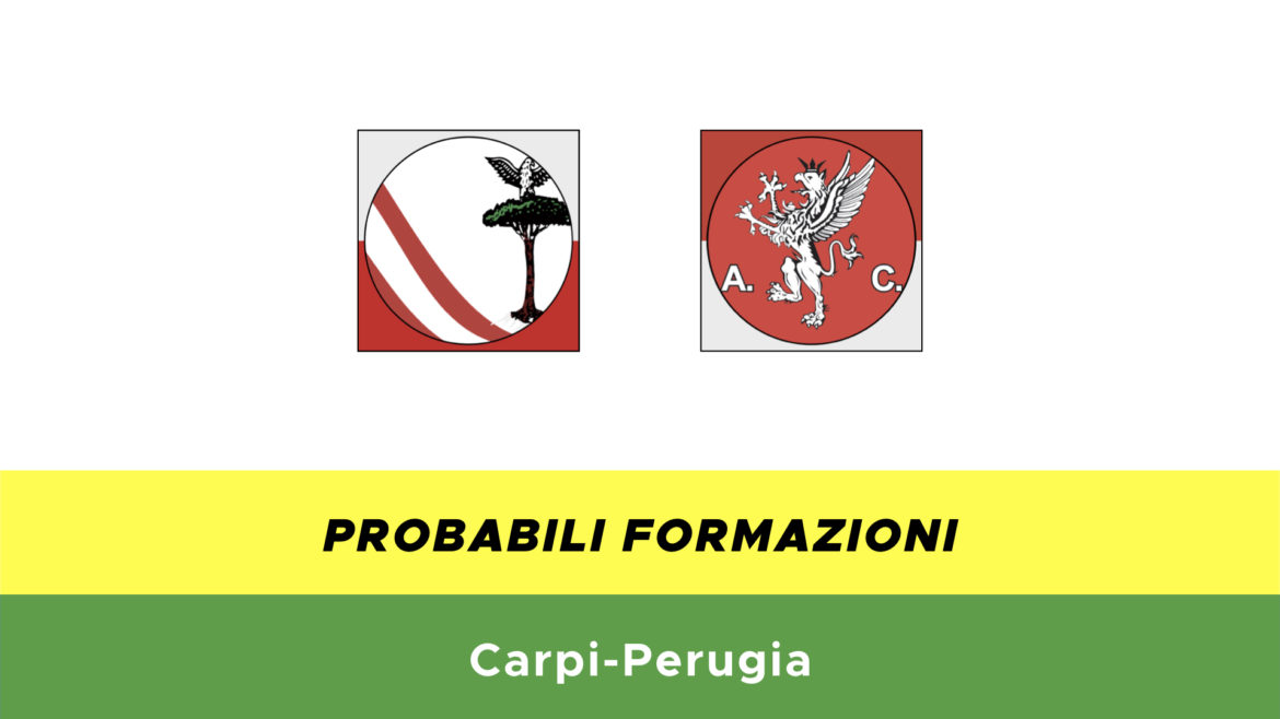 carpi-perugia probabili formazioni