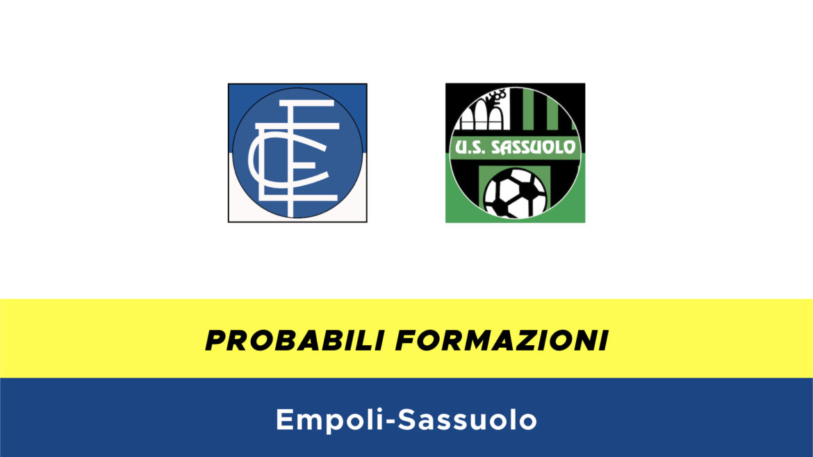 empoli-sassuolo probabili formazioni