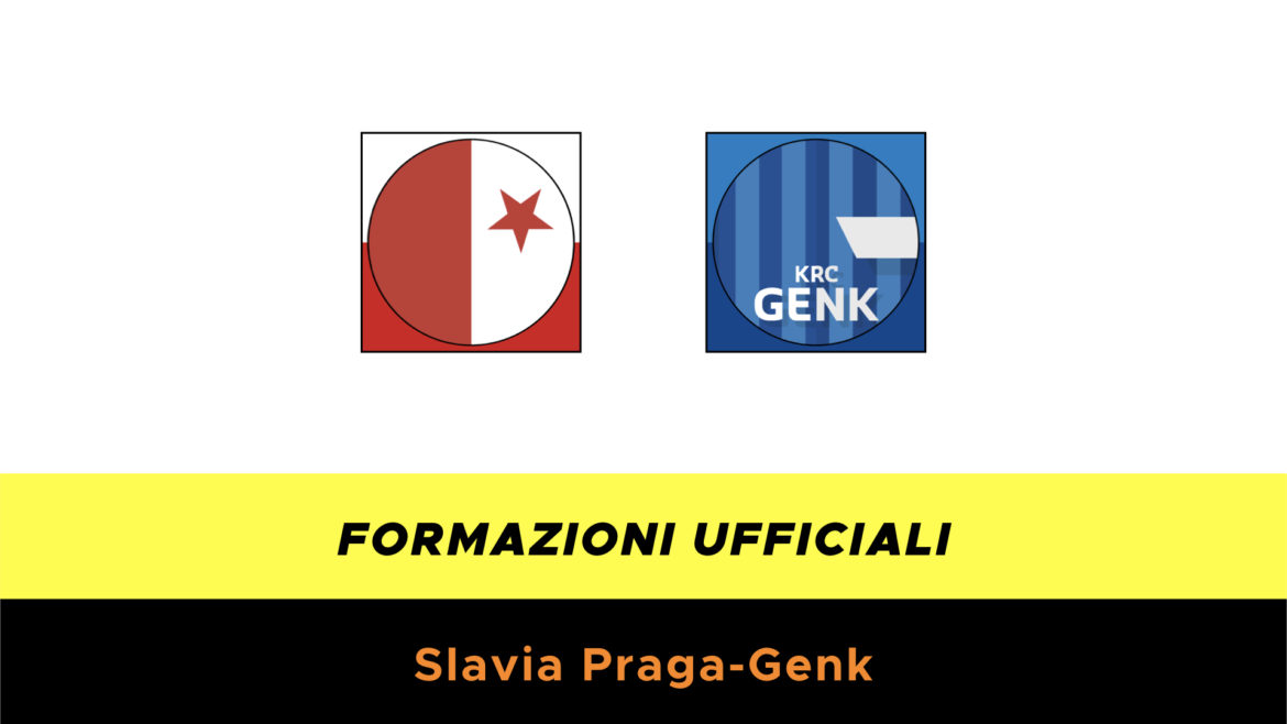 Slavia Praga-Genk formazioni ufficiali