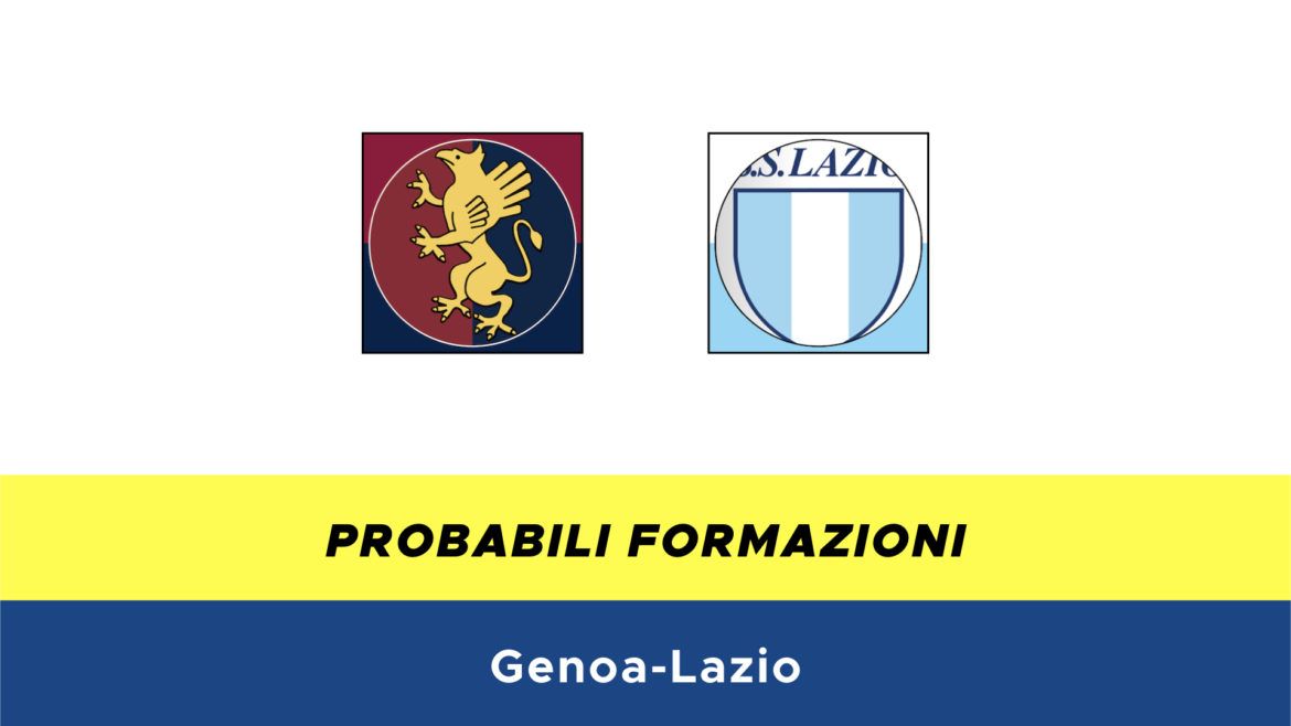genoa-lazio probabili formazioni