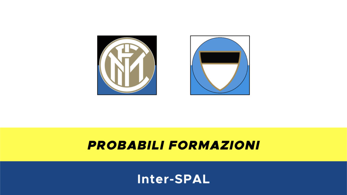 Inter-SPAL probabili formazioni