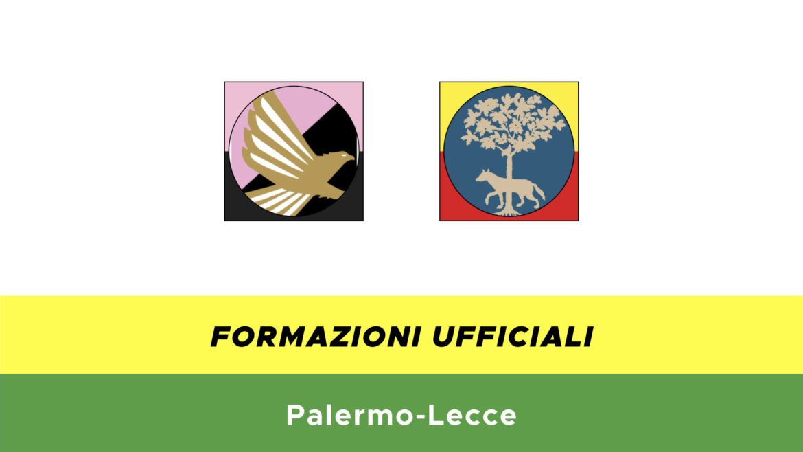 Palermo-Lecce formazioni ufficiali
