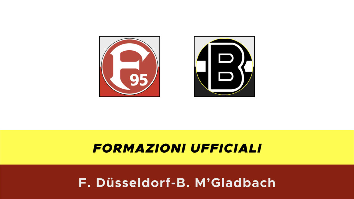Fortuna Dusseldorf-M'Gladbach formazioni ufficiali