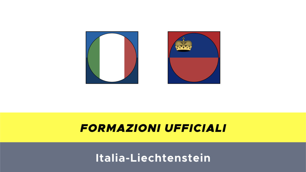 Italia-Liechtenstein formazioni ufficiali