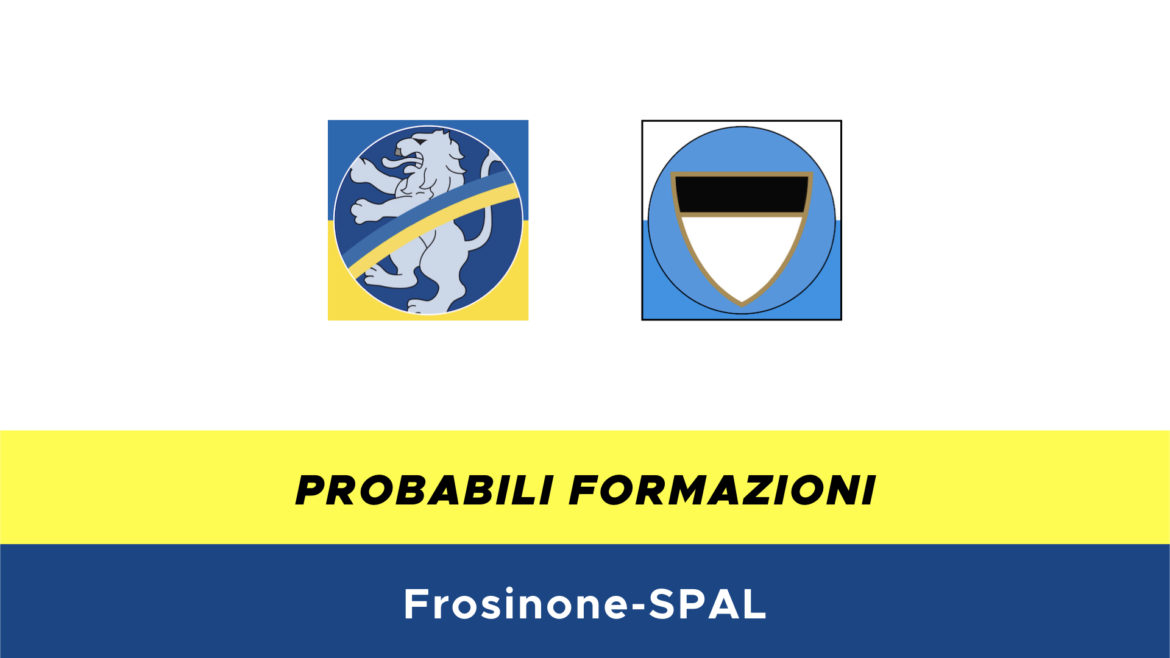frosinone-spal probabili formazioni