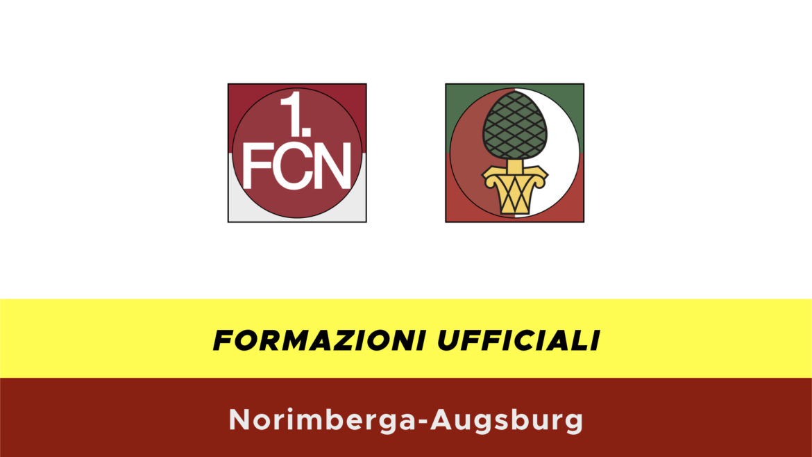 Norimberga-Augsburg formazioni ufficiali
