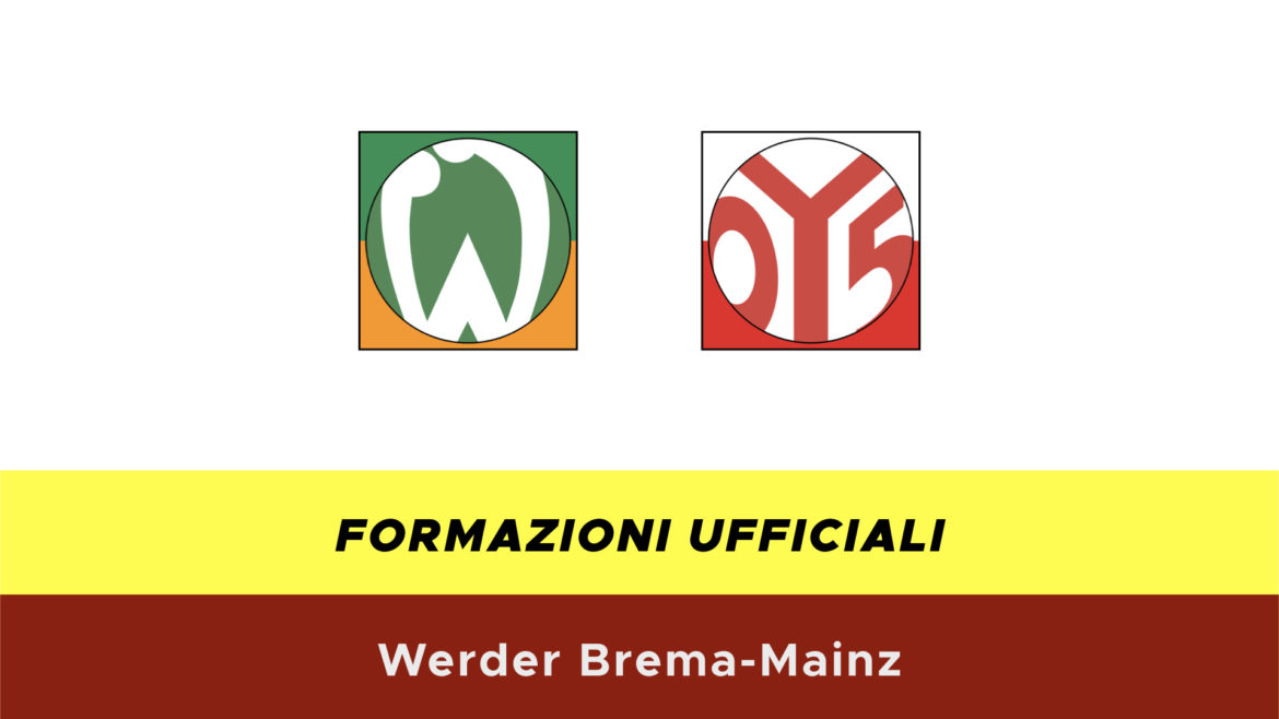 Werder Brema-Mainz formazioni ufficiali