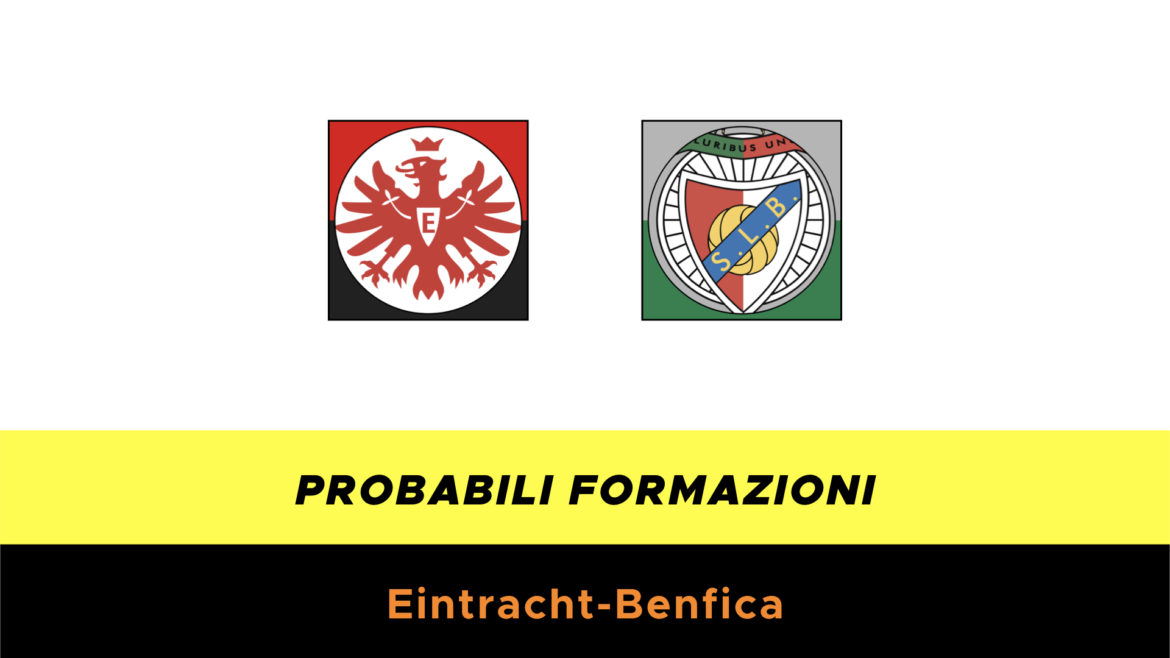 Eintracht-Benfica probabili formazioni