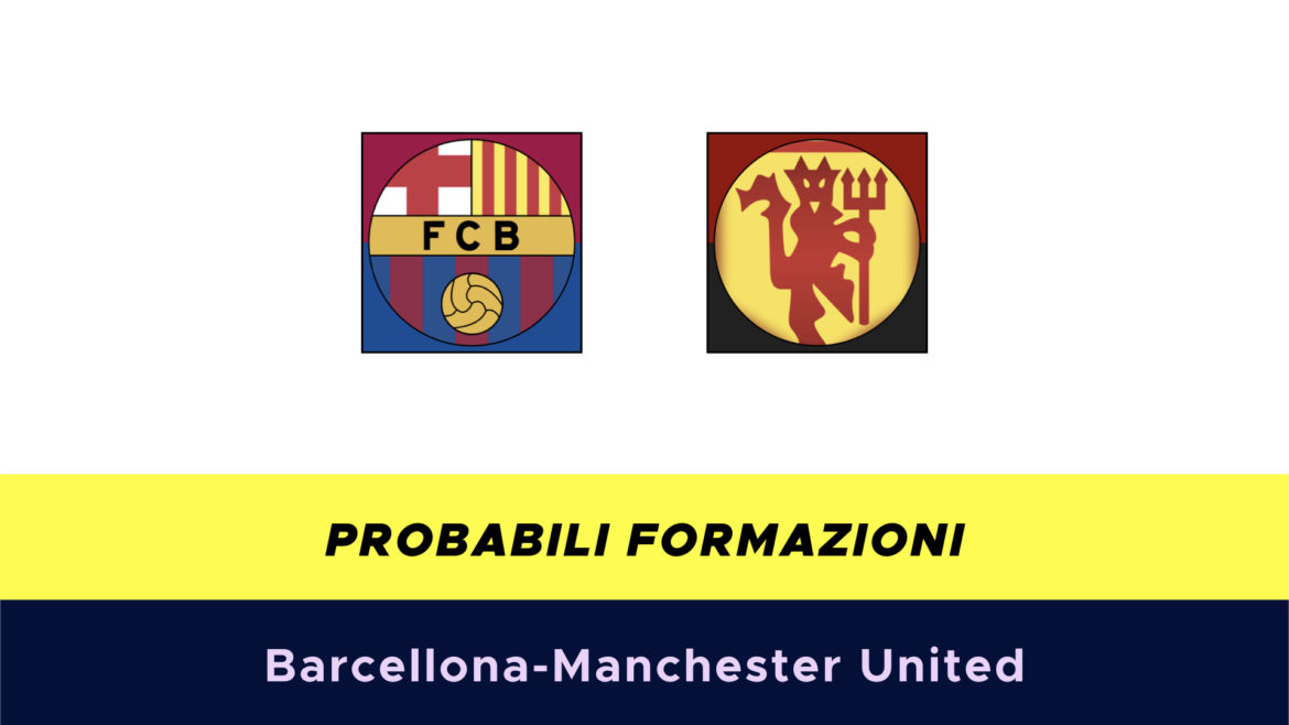Barcellona-Manchester United probabili formazioni
