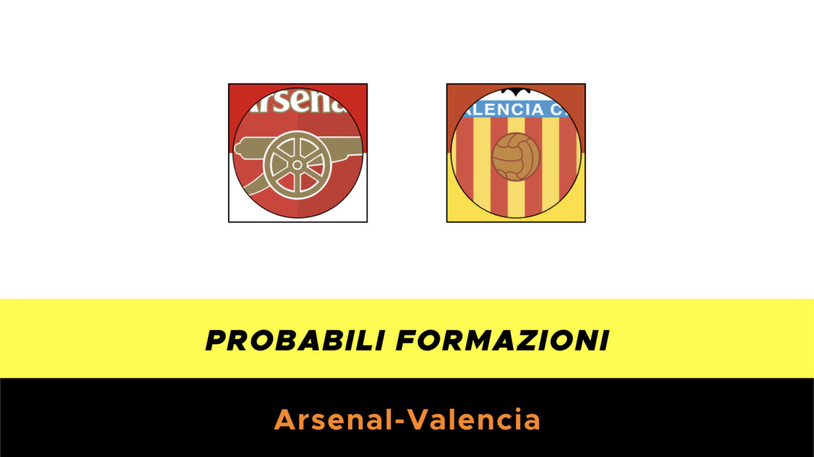 Arsenal-Valencia probabili formazioni