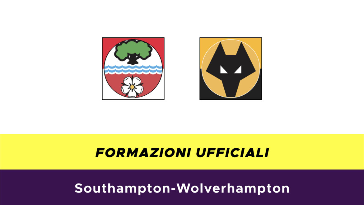 Southampton-Wolverhampton formazioni ufficiali