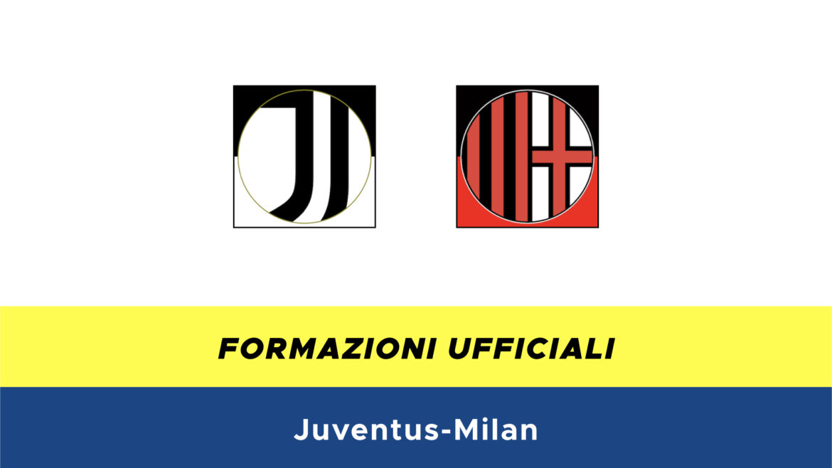 Juventus-Milan formazioni ufficiali