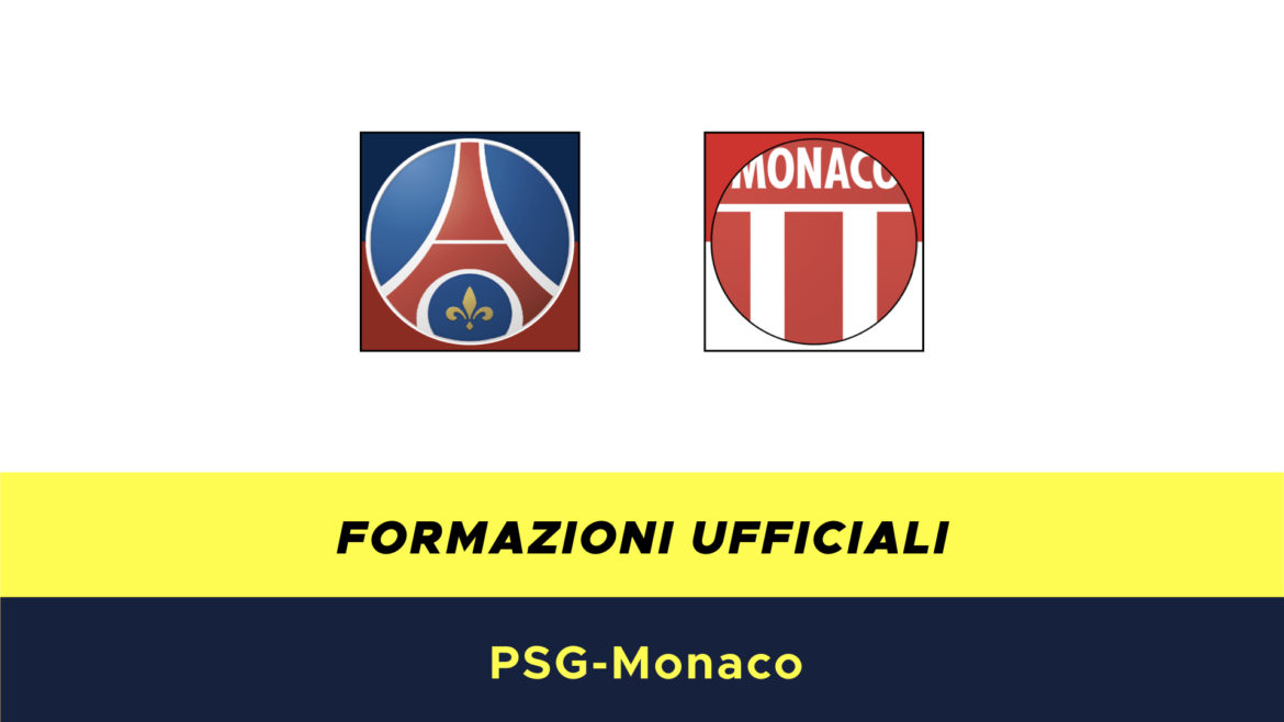 PSG-Monaco formazioni ufficiali