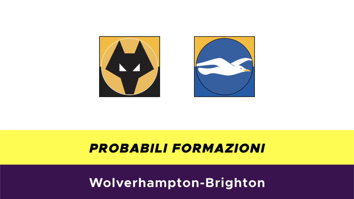Wolverhampton-Brighton probabili formazioni