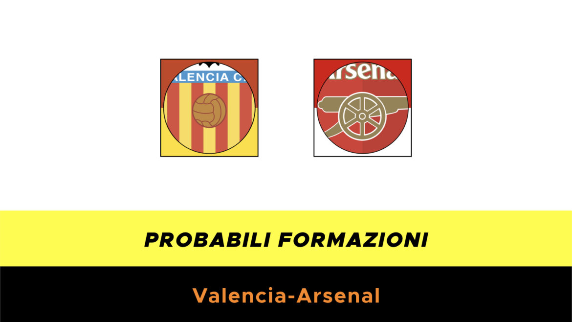 Valencia-Arsenal probabili formazioni