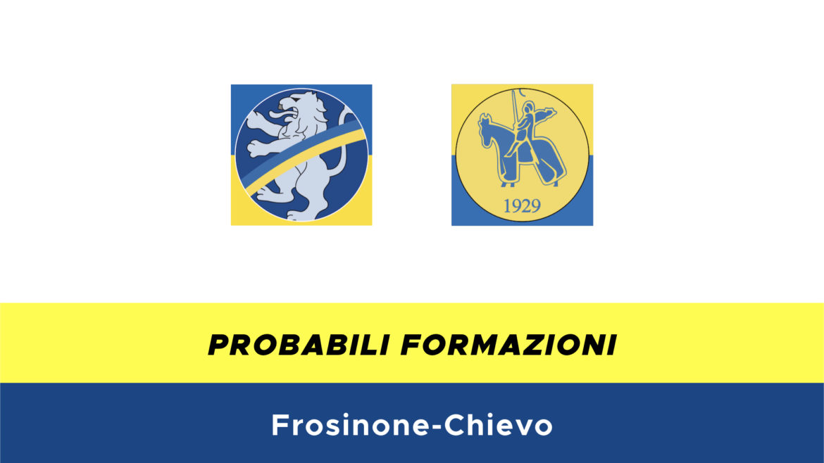 Frosinone-Chievo probabili formazioni