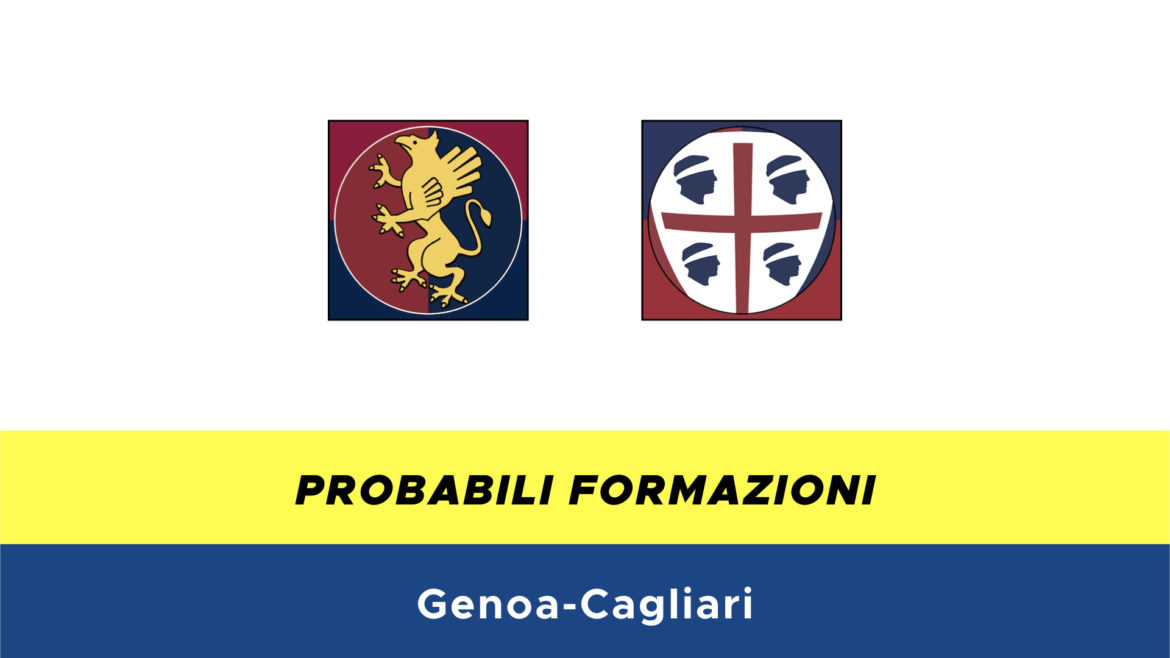Genoa-Cagliari probabili formazioni