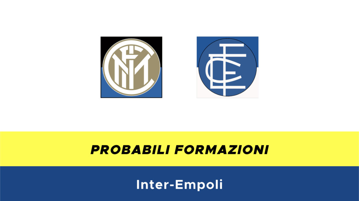 Inter-Empoli probabili formazioni