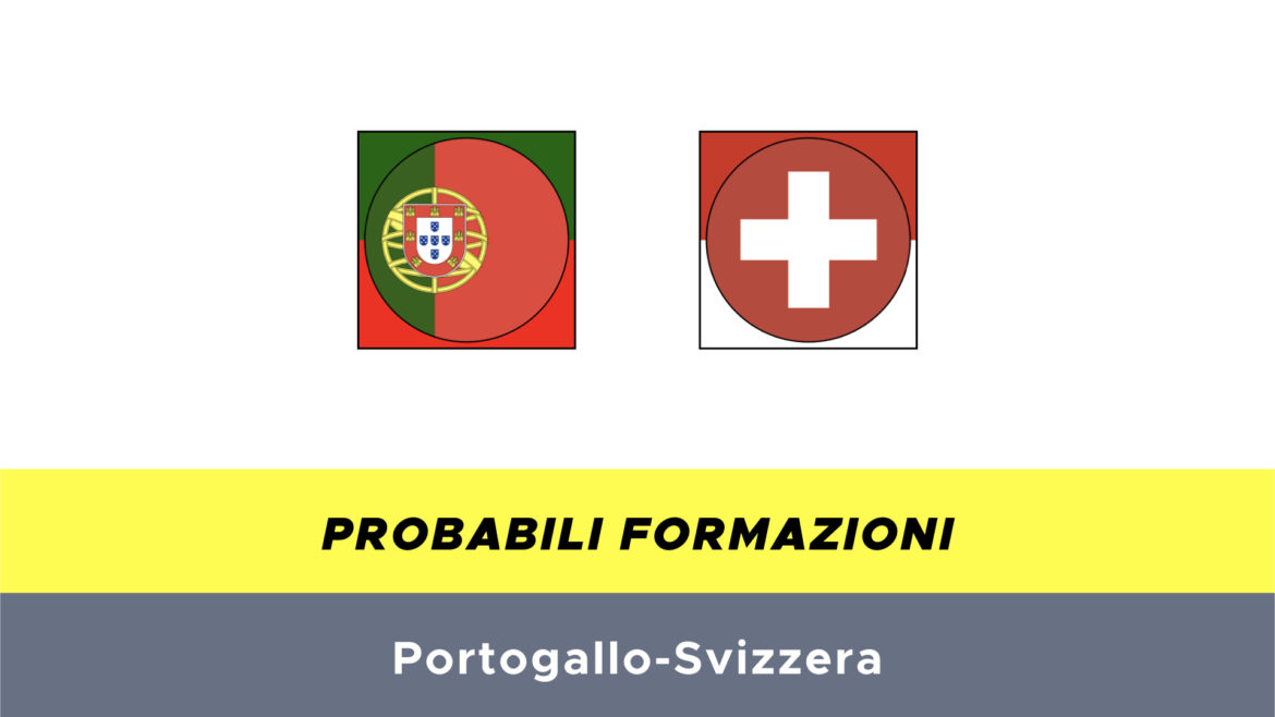 Portogallo-Svizzera probabili formazioni