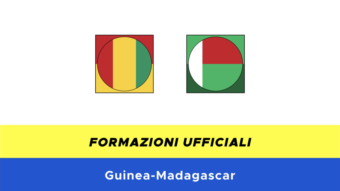 Guinea-Madagascar formazioni ufficiali