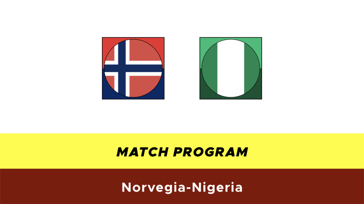Norvegia-Nigeria probabili formazioni