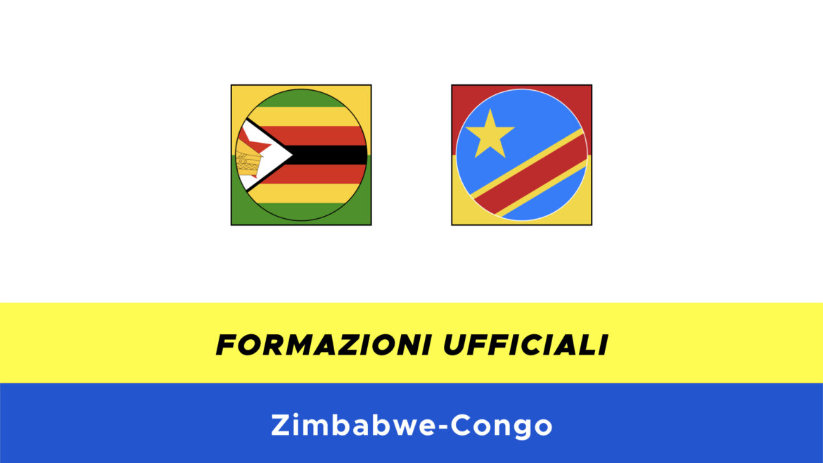 Zimbabwe-Congo formazioni ufficiali