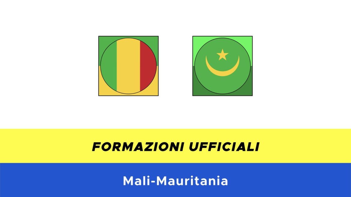 Mali-Mauritania formazioni ufficiali