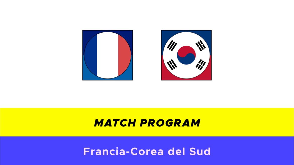 Francia-Corea del Sud probabili formazioni