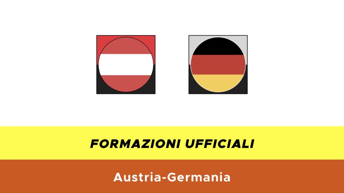 Austria-Germania under 21 formazioni ufficiali