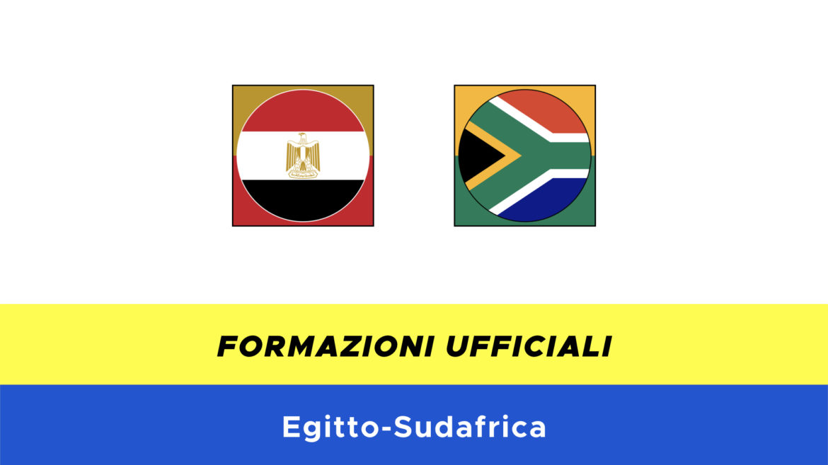 Egitto-Sudafrica: formazioni ufficiali